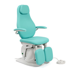 Sillón de podología 1 motor-S1 azul turquesa